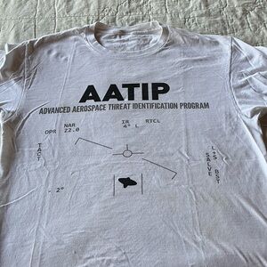White AATIP Graphic White T-Shirt
